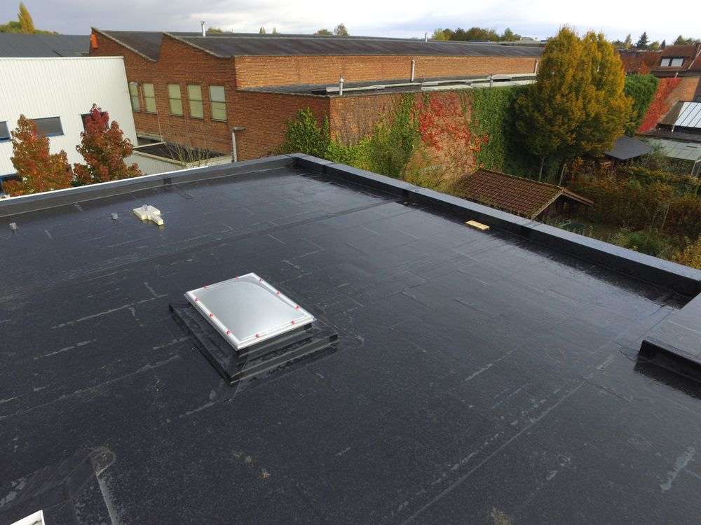 EPDM op plat dak aanbrengen in 036